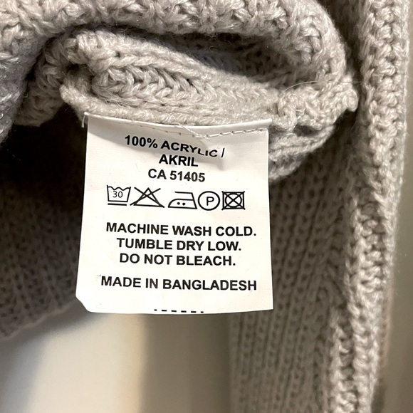 Sz S onix knit cow neck turtle neck sweater women sweater 100%acrylic - Picture 5 of 5